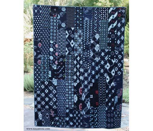 kasuri kimono quilt vintage fabric 